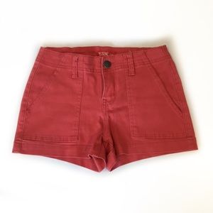 New Astor Denim Coral Shortie Stretch Shorts